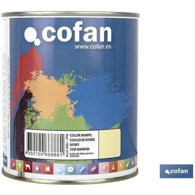 COFAN Elfenbein Synthetisches Emaille - Farbe COFAN Elfenbein Synthetisches Emaille - Farbe
