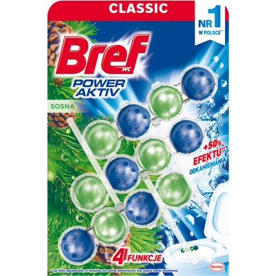 HENKEL Bref Wc Power Aktiv Toilettenaufhänger Kiefernholz-toilettenblock 3 X 50 G HENKEL Bref Wc Power Aktiv Toilettenaufhänger Kiefernholz-toilettenblock 3 X 50 G