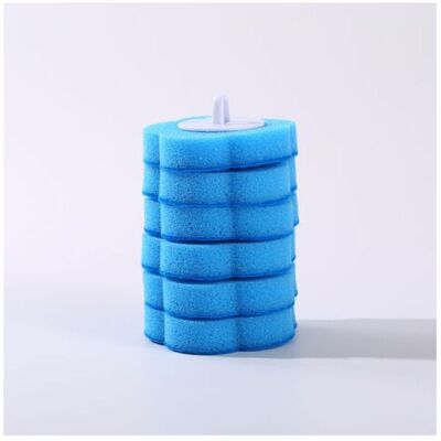 ZVD Nachfüllpackung Für Einweg-toilettenreiniger, Blauer Reinigungsschwamm Mit Meeresduft, Desinfektionsmittel Und Peeling, 60 Stück ZVD Nachfüllpackung Für Einweg-toilettenreiniger, Blauer Reinigungsschwamm Mit Meeresduft, Desinfektionsmittel Und Peeling, 60 Stück