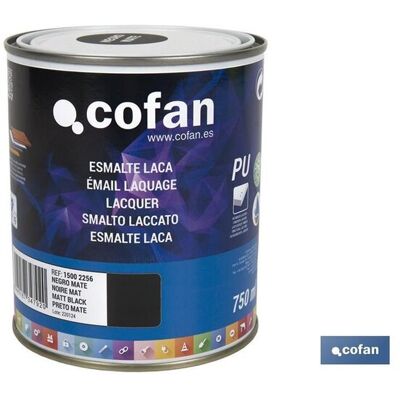 COFAN Schwarzwasserlack-emaille 750 Ml Matt COFAN Schwarzwasserlack-emaille 750 Ml Matt