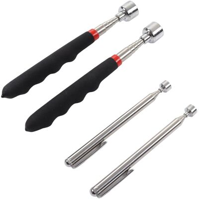 HEAT 4-teiliges Teleskop-magnet-hebewerkzeug, 1,4 Kg Bis 9 Kg, Einziehbarer Hebestab Für Auto, Haushalt Und Garage HEAT 4-teiliges Teleskop-magnet-hebewerkzeug, 1,4 Kg Bis 9 Kg, Einziehbarer Hebestab Für Auto, Haushalt Und Garage