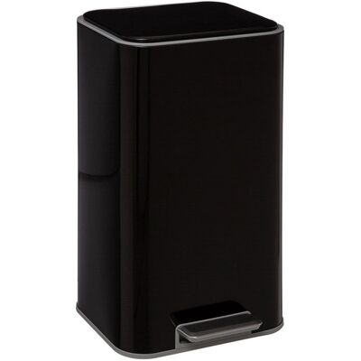 Atmosphera - Metall-abfalleimer Saphir 30 Liter Atmosphärisch - Schwarz - Noir Atmosphera - Metall-abfalleimer Saphir 30 Liter Atmosphärisch - Schwarz - Noir