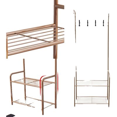 OEM Kleiderständer, Robuste Metallkonstruktion, Offenes Design, Dunkelkhaki OEM Kleiderständer, Robuste Metallkonstruktion, Offenes Design, Dunkelkhaki