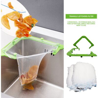 MONLY Dreieck Entwässerung Rack Einweg Müll Tasche Anti-verstopfen Waschbecken Abfluss Loch Trash Sieb Mesh Müll Tasche Für Küche Abfall,china,a Rack 50pcnet MONLY Dreieck Entwässerung Rack Einweg Müll Tasche Anti-verstopfen Waschbecken Abfluss Loch Trash Sieb Mesh Müll Tasche Für Küche Abfall,china,a Rack 50pcnet