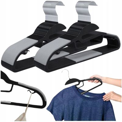 OEM Stabile Premium-kleiderbügel, Rutschfest, Für Kleiderschränke, 20 Stück OEM Stabile Premium-kleiderbügel, Rutschfest, Für Kleiderschränke, 20 Stück