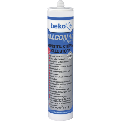 Beko - Allcon 10 Konstruktionsklebstoff Beige Beko - Allcon 10 Konstruktionsklebstoff Beige