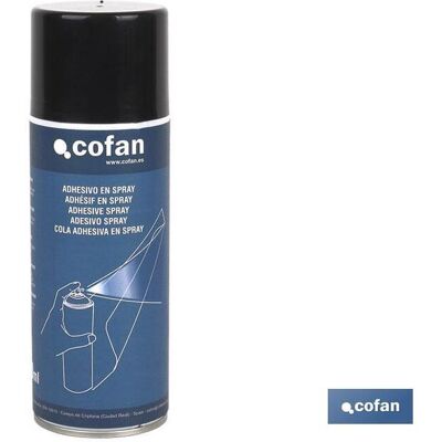 COFAN Kleber in Spray 400ml - Kontaktkleber für Metall, Kunststoff, Holz COFAN Kleber in Spray 400ml - Kontaktkleber für Metall, Kunststoff, Holz