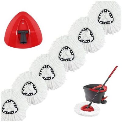 SANS MARQUE Freosen – 6er-pack Mikrofaser-wischmopps Für Vileda O-cedar Turbo 2-in-1 – Sanfte Und Saugfähige Reinigung – Geeignet Für Alle Hartböden SANS MARQUE Freosen – 6er-pack Mikrofaser-wischmopps Für Vileda O-cedar Turbo 2-in-1 – Sanfte Und Saugfähige Reinigung – Geeignet Für Alle Hartböden