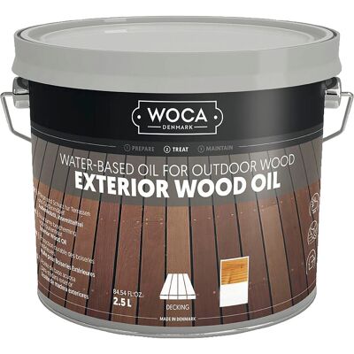 Woca - Exterior Holzpflegeöl (grundbehandlung Und Pflege) Steingrau 2,5 Liter Woca - Exterior Holzpflegeöl (grundbehandlung Und Pflege) Steingrau 2,5 Liter