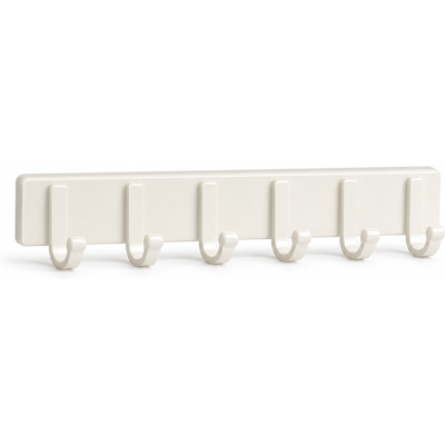 OEM Selbstklebender Wandhaken Mit 6 Haken Für Badezimmer Creme OEM Selbstklebender Wandhaken Mit 6 Haken Für Badezimmer Creme