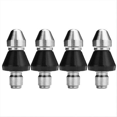 MIXHOME 4-teiliges Abflussreinigungsset, Hochdruckdüse Zum Reinigen Verstopfter Rohre, A MIXHOME 4-teiliges Abflussreinigungsset, Hochdruckdüse Zum Reinigen Verstopfter Rohre, A
