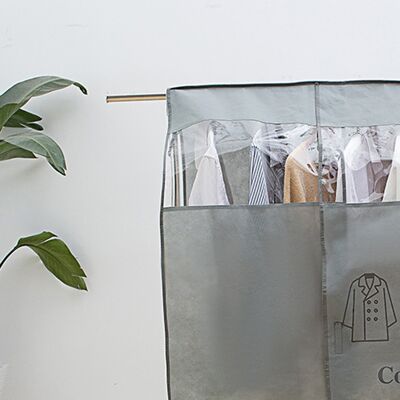 JUTE Staub- Und Schmutzabweisende Schutzhülle Für Kleidung, Garderobenständer Fürs Schlafzimmer, Kleiderbügel Für Den Boden, Feuchtigkeitsbeständige Aufbewahrungsbeutel, Graue Staubbeutel JUTE Staub- Und Schmutzabweisende Schutzhülle Für Kleidung, Garderobenständer Fürs Schlafzimmer, Kleiderbügel Für Den Boden, Feuchtigkeitsbeständige Aufbewahrungsbeutel, Graue Staubbeutel