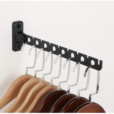 OEM Faltbare Wandhaken Mit 8 Löchern Und 8 Schlitzen, Wandhaken Aus Edelstahl, 31 Cm Lang, Robust Und Langlebig, Geeignet Zum Aufhängen Von Handtüchern, Schwarz. OEM Faltbare Wandhaken Mit 8 Löchern Und 8 Schlitzen, Wandhaken Aus Edelstahl, 31 Cm Lang, Robust Und Langlebig, Geeignet Zum Aufhängen Von Handtüchern, Schwarz.