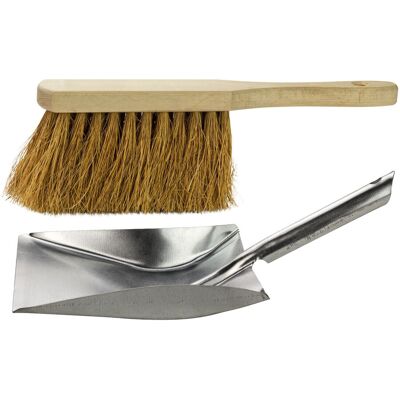 DEMA Handfeger Kokos 28 Cm Und Metall Kehrschaufel Kehrblech Set Kehrgarnitur Kehrset DEMA Handfeger Kokos 28 Cm Und Metall Kehrschaufel Kehrblech Set Kehrgarnitur Kehrset