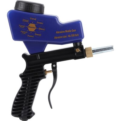 HEAT Tragbare Sandstrahlpistole Mit Schwerkraftzufuhr, Kleines Sandstrahlgerät Für Autos Und Kraftfahrzeuge, Reinigungsmittel, Blau HEAT Tragbare Sandstrahlpistole Mit Schwerkraftzufuhr, Kleines Sandstrahlgerät Für Autos Und Kraftfahrzeuge, Reinigungsmittel, Blau