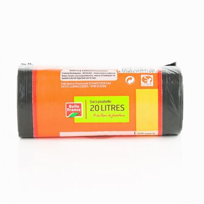 SCHWEITZER 10 Müllsäcke Belle France, 20 Stück À 20 Liter SCHWEITZER 10 Müllsäcke Belle France, 20 Stück À 20 Liter