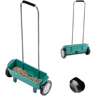 OEM Gartenwagen, 12 Liter Fassungsvermögen, Hochwertiges Kunststoffmaterial, Ergonomisches Design, Vier Robuste Räder, Grüne Farbe OEM Gartenwagen, 12 Liter Fassungsvermögen, Hochwertiges Kunststoffmaterial, Ergonomisches Design, Vier Robuste Räder, Grüne Farbe