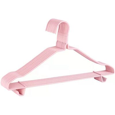 JUTE Kleiderbügel Für Erwachsene, Wäscheständer, Wäschehaken, Ideal Für Zuhause, Studentenwohnheime Und Studenten, 40 Cm, Rosa JUTE Kleiderbügel Für Erwachsene, Wäscheständer, Wäschehaken, Ideal Für Zuhause, Studentenwohnheime Und Studenten, 40 Cm, Rosa