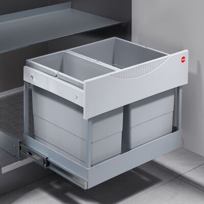 Hailo Modell 3644801 - Küchen-Einbauabfallsammler, Hellgrau Hailo Modell 3644801 - Küchen-Einbauabfallsammler, Hellgrau