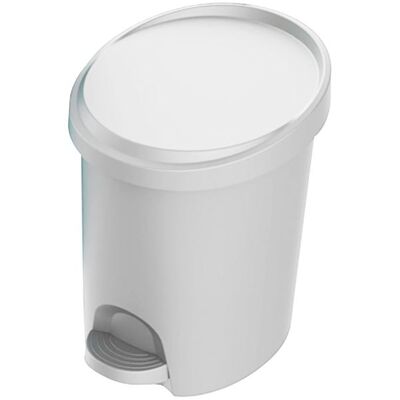 Eda Weißer Pedal Mülleimer - 6L - Mülleimer Eda Weißer Pedal Mülleimer - 6L - Mülleimer