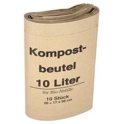 OEM Müllsack Bio 20+16 X 36 Cm (b X H) 10l Papier Braun 10 St./pack. OEM Müllsack Bio 20+16 X 36 Cm (b X H) 10l Papier Braun 10 St./pack.