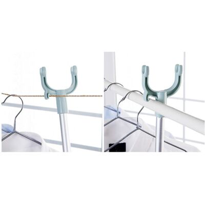 HEAT Kleiderbügel Mit Einziehbaren Stangen Und Verstellbarer Kleiderstange Aus Aluminiumrohr HEAT Kleiderbügel Mit Einziehbaren Stangen Und Verstellbarer Kleiderstange Aus Aluminiumrohr