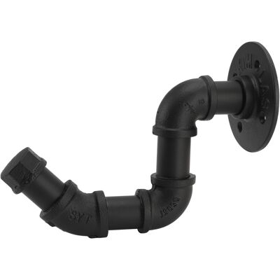HEAT Kleiderhaken Im Retro-wasserrohr-design, Wandmontage, Kleiderbügel Aus Eisen Für Die Heimpräsentation, Bekleidungsgeschäft HEAT Kleiderhaken Im Retro-wasserrohr-design, Wandmontage, Kleiderbügel Aus Eisen Für Die Heimpräsentation, Bekleidungsgeschäft