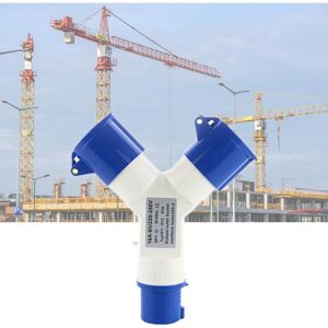 RICEEL 220V IP44 Industrie-Steckdosenverteiler mit Steckerabdeckung – Blau/16A/2-polig + E RICEEL 220V IP44 Industrie-Steckdosenverteiler mit Steckerabdeckung – Blau/16A/2-polig + E