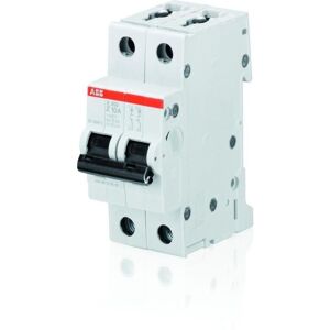 Abb - 352263 Disjoncteur S202 - 16a - Courbe B - 2 Pole - 6 Ka Abb - 352263 Disjoncteur S202 - 16a - Courbe B - 2 Pole - 6 Ka