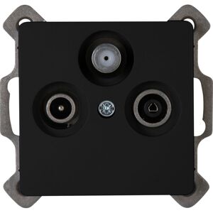 Kopp - Paris – Antennensteckdose Tv/rf/sat, Farbe: Mattschwarz - 921450085 Kopp - Paris – Antennensteckdose Tv/rf/sat, Farbe: Mattschwarz - 921450085