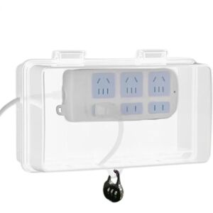 CCYKXA Wasserdichte Aufbewahrungsbox für den Außenbereich – Abschließbare Aufbewahrungsbox – Kabelbox für den Außenbereich Regensichere Steckdosenbox CCYKXA Wasserdichte Aufbewahrungsbox für den Außenbereich – Abschließbare Aufbewahrungsbox – Kabelbox für den Außenbereich Regensichere Steckdosenbox