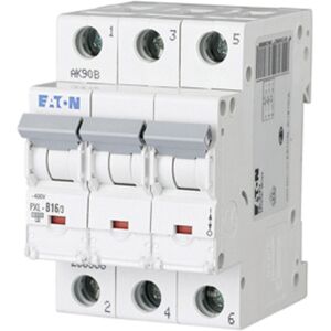Eaton PXL-B16/3 Leitungsschutzschalter - 3-polig, 16A, B-Kurve Eaton PXL-B16/3 Leitungsschutzschalter - 3-polig, 16A, B-Kurve