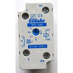 Eltako - Stromstoß-schalter Aufputz S91-100-12vac 1 Schließer 12 V/ac 10 A 1 St. Eltako - Stromstoß-schalter Aufputz S91-100-12vac 1 Schließer 12 V/ac 10 A 1 St.