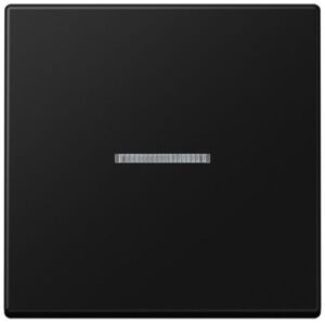Jung Wippe 1fach mit Lichtleiter, Serie A, graphitschwarz matt A590KO5SWM Jung Wippe 1fach mit Lichtleiter, Serie A, graphitschwarz matt A590KO5SWM