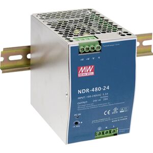 Schaltnetzteil NDR-480-24, 24 V-/20 a - Mean Well Schaltnetzteil NDR-480-24, 24 V-/20 a - Mean Well