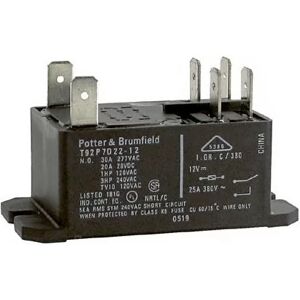 TE Connectivity T92P7D22-12 30A Relais - 12V DC - Elektromechanisch - Schwarz TE Connectivity T92P7D22-12 30A Relais - 12V DC - Elektromechanisch - Schwarz