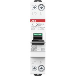 ABB DS301CA-B10/0,03 FI/LS-Schalter - Schutz für Stromkreise ABB DS301CA-B10/0,03 FI/LS-Schalter - Schutz für Stromkreise