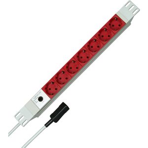931704011 Steckdosenleiste 19 Zoll 7fach Weiß, Rot Kaltgerätestecker 1 St. - Kopp 931704011 Steckdosenleiste 19 Zoll 7fach Weiß, Rot Kaltgerätestecker 1 St. - Kopp