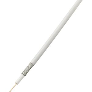 Tru Components Koaxialkabel - 50m, RG-6/U, Weiß, Impedanz 75Ω - Koaxialkabel Tru Components Koaxialkabel - 50m, RG-6/U, Weiß, Impedanz 75Ω - Koaxialkabel