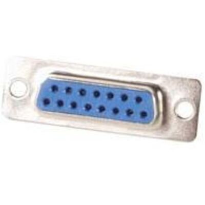 Velleman 15-pol. SUB-D-BUCHSENLEISTE, Printmontage, Schnittstellenkabel - Female 15-PIN sub-d connector Velleman 15-pol. SUB-D-BUCHSENLEISTE, Printmontage, Schnittstellenkabel - Female 15-PIN sub-d connector