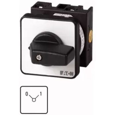 Eaton T0-3-15475/E Schalter - 5 Kontakte, 690 V, 20 A, IP65, 90° Rastend Eaton T0-3-15475/E Schalter - 5 Kontakte, 690 V, 20 A, IP65, 90° Rastend
