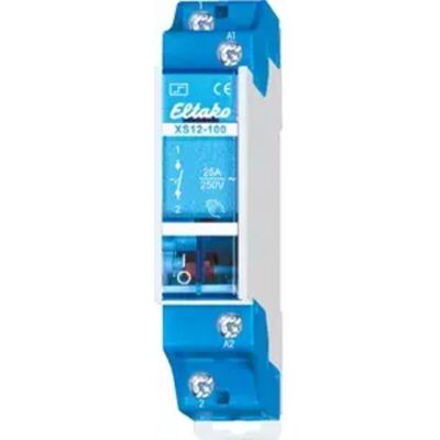 Eltako XS12-100-230V - Relais mit 1 NO Kontakt - DIN-Montage - 25A Eltako XS12-100-230V - Relais mit 1 NO Kontakt - DIN-Montage - 25A