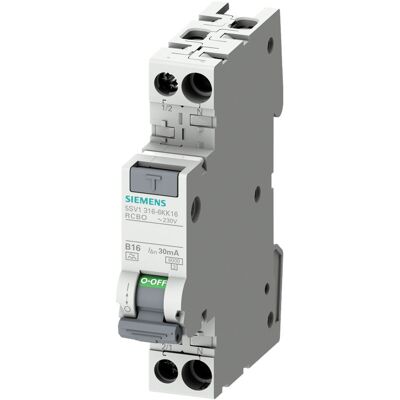 Siemens FI/LS-Schalter 5SV1316-6LK16 Kompakt Schutzschalter Siemens FI/LS-Schalter 5SV1316-6LK16 Kompakt Schutzschalter