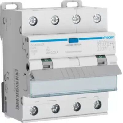 Hager ADX475D 4-poliger FI-RCCB - Fehlerstromschutzschalter Hager ADX475D 4-poliger FI-RCCB - Fehlerstromschutzschalter