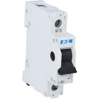 Eaton Hauptschalter - 63A, 1pol, IP40 Eaton Hauptschalter - 63A, 1pol, IP40