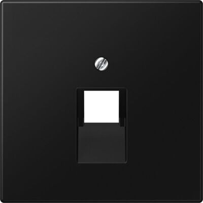 Jung Vollplatte UAE/IAE 1-fach schwarz Schraubbef LS 969-1 UA SWM mt Jung Vollplatte UAE/IAE 1-fach schwarz Schraubbef LS 969-1 UA SWM mt