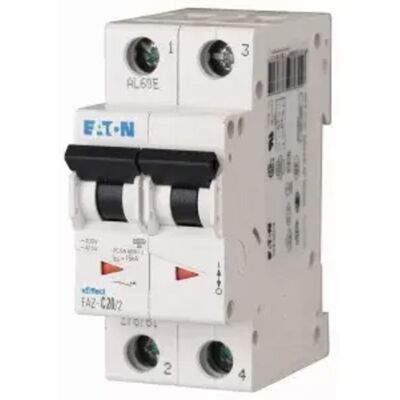 EATON - FAZ-B2/2 - 2A - 2p-B - Circuit Breaker EATON - FAZ-B2/2 - 2A - 2p-B - Circuit Breaker