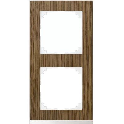 Merten MEG4020-3674 Wandplate - Decor-Rahmen 2-fach Eiche/aktivweiß Merten MEG4020-3674 Wandplate - Decor-Rahmen 2-fach Eiche/aktivweiß