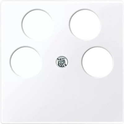 Merten 296525 System M Zentralplatte - 4-Fach Antennensteckdose Merten 296525 System M Zentralplatte - 4-Fach Antennensteckdose