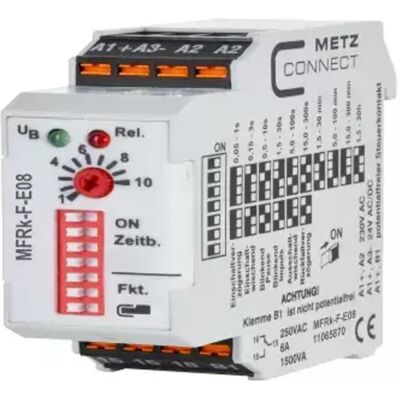 Metz Connect MFRk-F-E08 Multifunktionstimer - Relais 230 V/AC Metz Connect MFRk-F-E08 Multifunktionstimer - Relais 230 V/AC